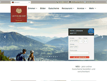 Tablet Screenshot of leipzigerhof.at